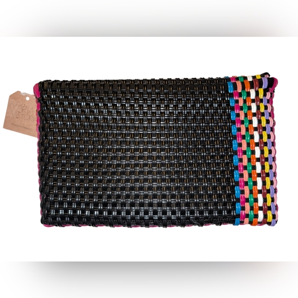 NWT- Maria Victoria Woven Clutch - Picture 4 of 4